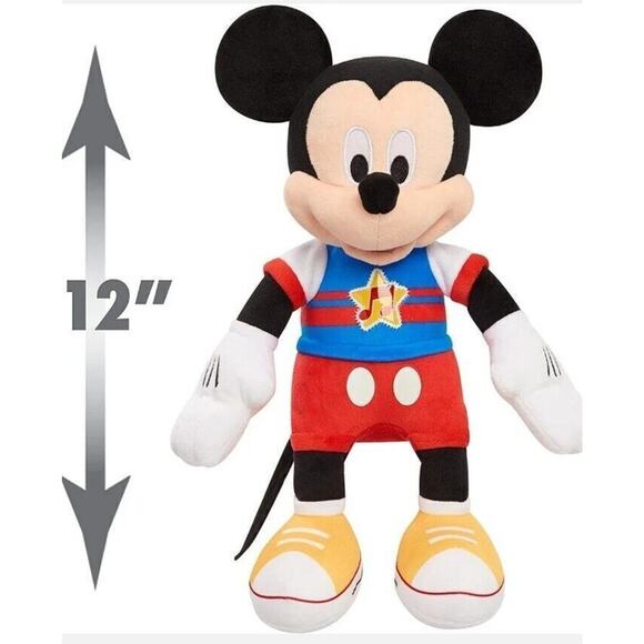 Mickey Mouse Singing Fun Disney Junior Mickey Plush Wiggle Giggle Song Lightsup - Picture 3 of 3